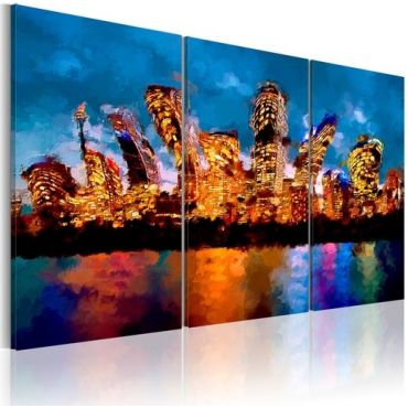 Πίνακας - Mad city - triptych