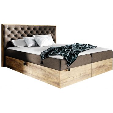 Επενδυμένο κρεβάτι Wood 3