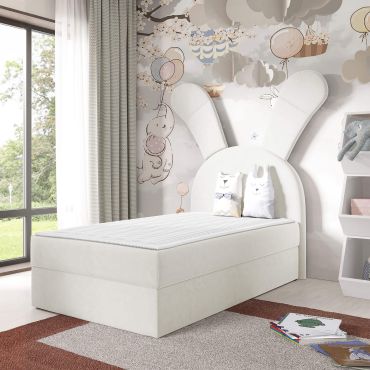 Επενδυμένο κρεβάτι Bunny Light