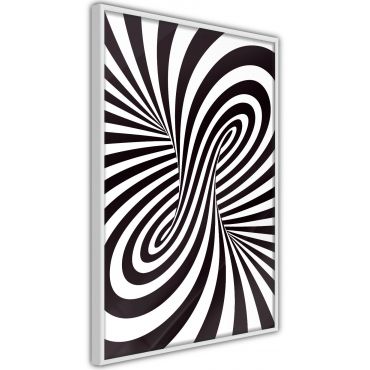 Αφίσα - Black and White Swirl