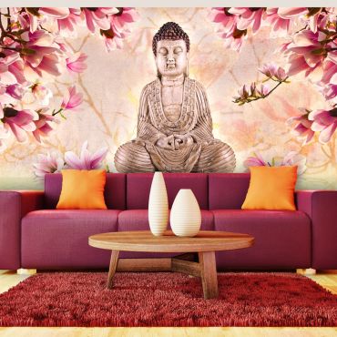 Ταπετσαρία XXL - Buddha and magnolia 550x270