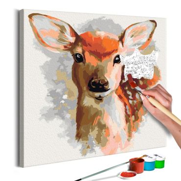 Πίνακας για να τον ζωγραφίζεις - Charming Fawn 40x40