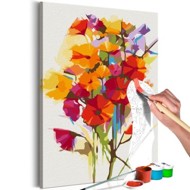 Πίνακας για να τον ζωγραφίζεις - Summer Flowers 40x60