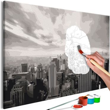 Πίνακας για να τον ζωγραφίζεις - Grey New York 60x40