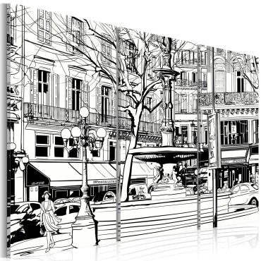 Πίνακας - Sketch of Parisian square