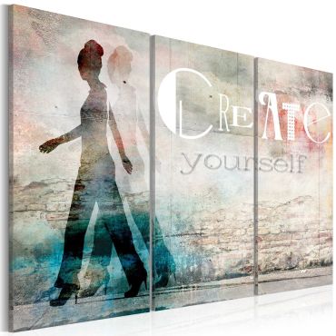 Πίνακας - Create yourself - triptych