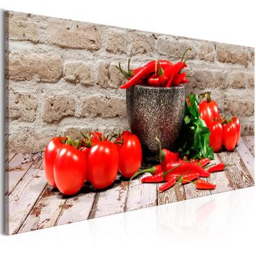 Πίνακας - Red Vegetables (1 Part) Brick Narrow