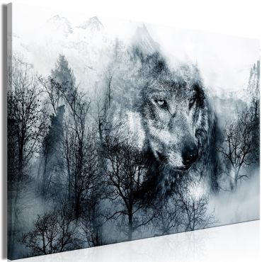 Πίνακας - Mountain Predator (1 Part) Wide Black and White