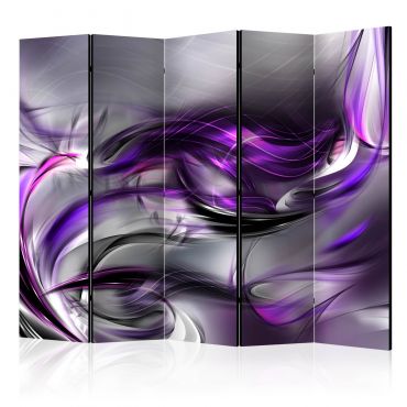 Διαχωριστικό με 5 τμήματα - Purple Swirls II [Room Dividers] 225x172