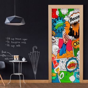 Φωτοταπετσαρία πόρτας - Comic World