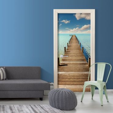 Φωτοταπετσαρία πόρτας - Turquoise Harbour