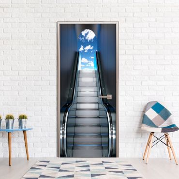 Φωτοταπετσαρία πόρτας -  Escalator