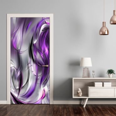 Φωτοταπετσαρία πόρτας - Photo wallpaper – Purple abstraction I