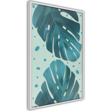 Αφίσα - Pastel Monstera Leaves