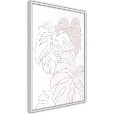 Αφίσα - Beige Leaves