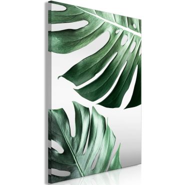 Πίνακας - Monstera Leaves (1 Part) Vertical