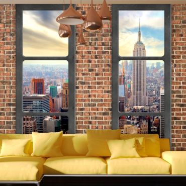 Αυτοκόλλητη φωτοταπετσαρία - The view from the window: New York