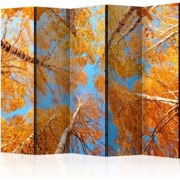 Διαχωριστικό με 5 τμήματα - Autumnal treetops II [Room Dividers]
