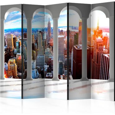 Διαχωριστικό με 5 τμήματα - Pillars and New York II [Room Dividers]