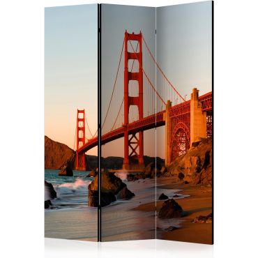 Διαχωριστικό με 3 τμήματα - Golden Gate Bridge - sunset, San Francisco [Room Dividers]