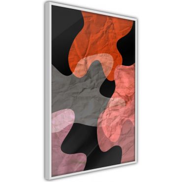 Αφίσα - Colourful Camouflage (Orange)