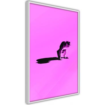 Αφίσα - Monkey on Pink Background