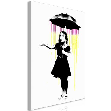 Πίνακας - Girl with Umbrella (1 Part) Vertical