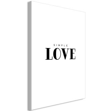 Πίνακας - Simple Love (1 Part) Vertical