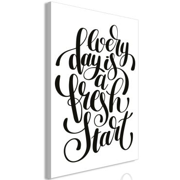 Πίνακας - Every Day Is a Fresh Start (1 Part) Vertical
