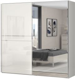 Ντουλάπα συρόμενη δίφυλλη Realm 230 με καθρέπτη