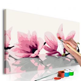 Πίνακας για να τον ζωγραφίζεις - Magnolia (White Background) 60x40