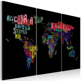 Πίνακας - Names of countries - triptych