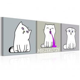 Πίνακας - Miezekotze: Cat Trio 120x40