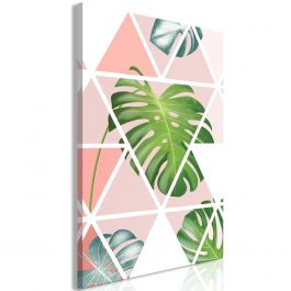 Πίνακας - Geometric Monstera (1 Part) Vertical