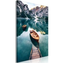 Πίνακας - Boats In Dolomites (1 Part) Vertical