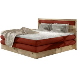 Επενδυμένο κρεβάτι Nord με στρώμα και ανώστρωμα