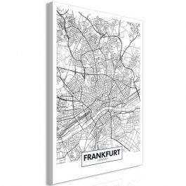Πίνακας - Map of Frankfurt (1 Part) Vertical